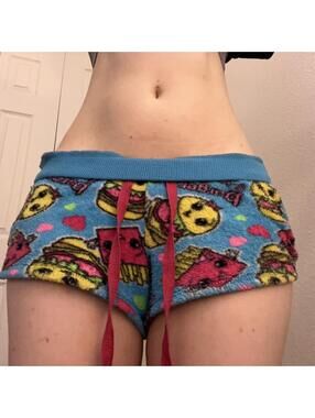 y2k justice pajama shorts